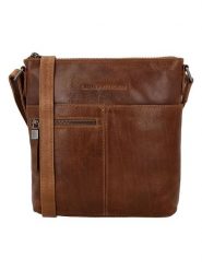 HIDE & STITCHES Skórzana torebka w kolorze brązowym - 23 x 23 x 4 cm rozmiar: onesize. Brązowe torebki klasyczne damskie HIDE & STITCHES, bez wzorów, z materiału, bez dodatków. Za 173.99 zł.