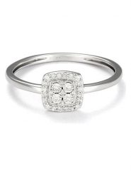 ATELIER DU DIAMANT Złoty pierścionek "Limeira" z diamentami rozmiar: 54. Szare pierścionki damskie ATELIER DU DIAMANT, z diamentem, złote. Za 1,239.99 zł.