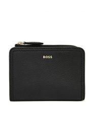 BOSS Portfel 50558032 Czarny. Czarne portfele damskie Boss, bez wzorów, ze skóry. Za 449.99 zł.