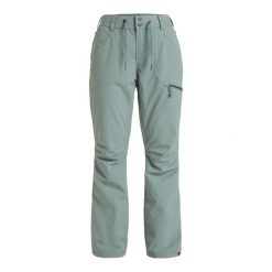 Spodnie snowboardowe damskie ROXY Nadia. Zielone spodnie materiałowe damskie Roxy, bez wzorów, sportowe. Za 689.99 zł.