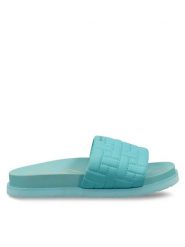 Gant Klapki 30507939 Turkusowy. Niebieskie klapki damskie Gant, bez wzorów, z materiału, bez obcasa. Za 329.99 zł.