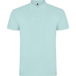Koszulka Polo Męska Z Krótkim Rękawem Star. Fioletowe koszulki polo męskie ROLY, l, bez wzorów, z bawełny, bez ramiączek. Za 51.99 zł.