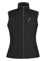 Icepeak Kamizelka softshellowa "Brush" w kolorze czarnym rozmiar: 36. Czarne kamizelki damskie ICEPEAK, m. Za 135.49 zł.