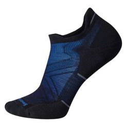 Smartwool - Skarpety do biegania do kostki strefowo amortyzowane. Czarne skarpetki męskie Smartwool, bez wzorów, z materiału. Za 148.00 zł.