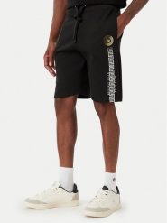 Beverly Hills Polo Club Szorty sportowe M6603B-HR Czarny Regular Fit. Czarne szorty męskie Beverly Hills Polo Club, m, z bawełny. Za 223.99 zł.