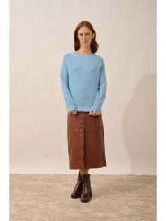 Just Cashmere Kaszmirowy sweter "Oceane" w kolorze błękitnym rozmiar: S. Niebieskie swetry klasyczne damskie Just Cashmere, s, z kaszmiru, bez kołnierzyka. Za 478.99 zł.