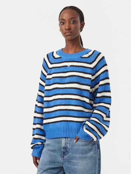 Roxy Sweter One In School ERJSW03715 Niebieski Regular Fit. Niebieskie swetry klasyczne damskie Roxy, l, bez kołnierzyka. Za 339.99 zł.