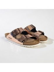 BACKSUN Klapki "Bali" w kolorze złotym rozmiar: 37. Żółte klapki damskie Backsun, bez wzorów, bez obcasa. Za 130.99 zł.