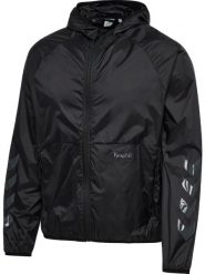 Hummel hmlACTIVE WINDBREAKER Kurtka z zamkiem lekka odporna na wiatr – BLACK. Czarne kurtki męskie HUMMEL, xl, bez wzorów, z poliamidu, bez kaptura. Za 302.67 zł.