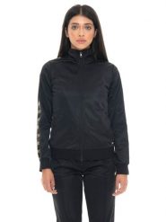 Damen-Bluza aus Triacetat mit Leone 1947 Gold Studs-Logobändern. Czarne bluzy bez kaptura damskie LEONE 1947 APPAREL, l. Za 353.64 zł.