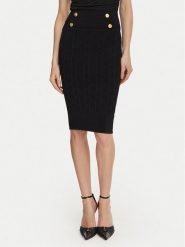 Marciano Guess Spódnica ołówkowa G6YD07 Z1013 Czarny Slim Fit. Czarne spódniczki damskie Marciano Guess, m, z aplikacjami, z wiskozy, ołówkowe. Za 589.99 zł.