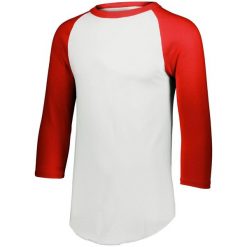 Koszulka baseballowa 3/4 Augusta Sportswear Mouw 2.2 dla dorosłych. Brązowe t-shirty damskie AUGUSTA SPORTSWEAR, bez wzorów, bez kołnierzyka. Za 129.95 zł.