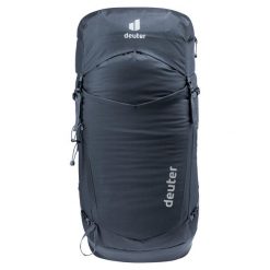 Plecak turystyczny damski Deuter Speed Lite Pro 28 SL. Czarne plecaki damskie Deuter, bez wzorów, z materiału. Za 633.59 zł.