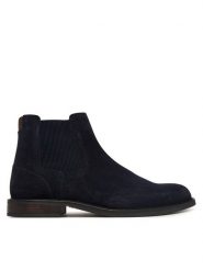 Tommy Hilfiger Sztyblety Corporate Dressy Suede Chelsea FM0FM05953 Granatowy. Niebieskie sztyblety męskie Tommy Hilfiger, ze skóry, bez zapięcia. Za 649.99 zł.