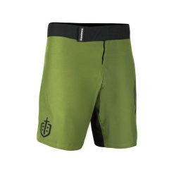 Spodenki treningowe Combat 2.0 wings. Zielone szorty męskie Thorn Fit, bez kołnierzyka. W wyprzedaży za 101.40 zł.
