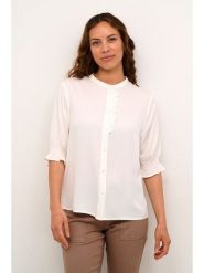 Cream Bluzka w kolorze kremowym rozmiar: 38. Brązowe bluzki damskie Cream, bez wzorów, bez kołnierzyka, bez ramiączek. Za 113.10 zł.