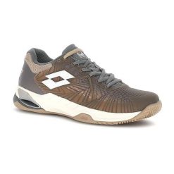 Buty tenisowe męskie Lotto Mirage 100 II clay. Brązowe obuwie do biegania damskie Lotto. Za 710.00 zł.