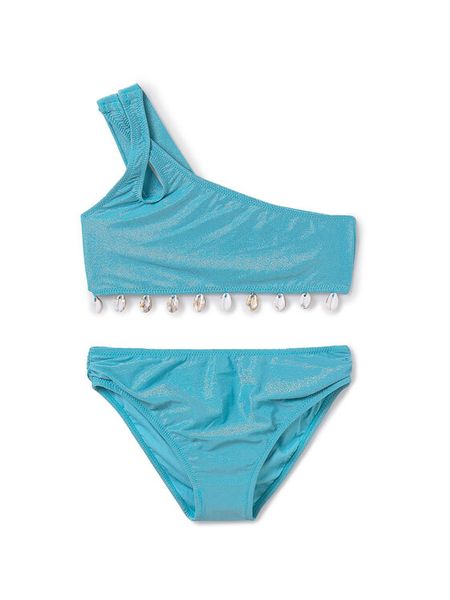 Mayoral Strój kąpielowy 6769 Niebieski. Niebieskie stroje kąpielowe dziewczęce Mayoral, bez wzorów, z syntetyku. Za 89.99 zł.