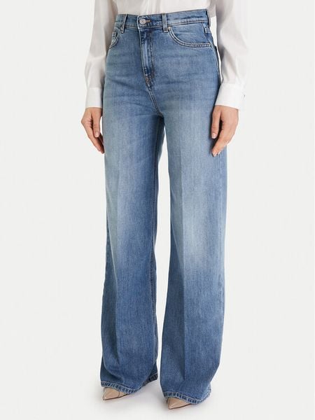 ViCOLO Jeansy DF5065 Niebieski Wide Leg. Niebieskie jeansy damskie ViCOLO. Za 579.99 zł.