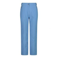 Spodnie narciarskie dla kobiet CMP. Niebieskie spodnie dresowe damskie CMP, bez wzorów, sportowe. Za 548.50 zł.