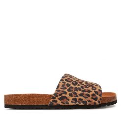 Klapki Tamaris. Brązowe klapki damskie Tamaris, bez wzorów, bez obcasa. Za 209.99 zł.