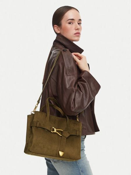 Steve Madden Torebka Bjoplin 13002641 Khaki. Brązowe torebki klasyczne damskie Steve Madden, bez wzorów, z materiału, bez dodatków. Za 639.99 zł.