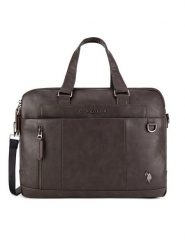 U.S. Polo Assn. Torba na laptopa BIUXT5738MVP Beżowy. Brązowe torby na laptopa damskie U.S. Polo Assn., bez wzorów, z tworzywa sztucznego. Za 489.99 zł.