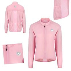 Kurtka rowerowa damska ATTABO Cahayo Jacket Windproof. Czerwone kurtki damskie ATTABO, xl, bez wzorów, bez kaptura. Za 99.99 zł.