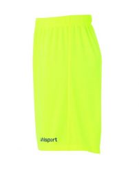 Szorty Uhlsport center basic. Czarne szorty damskie UHLSPORT, bez wzorów, z materiału, klasyczne. Za 73.70 zł.