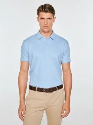 Koszulka męska polo niebieska nisser 400. Niebieskie koszulki polo męskie Big Star, l, bez wzorów, z bawełny, bez ramiączek. Za 139.99 zł.