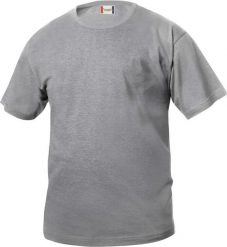 Clique Basic-T Junior koszulka bawełniana - grey melange. Szare t-shirty damskie CLIQUE, m, bez wzorów, z bawełny, bez kołnierzyka. Za 84.64 zł.