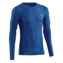 Koszulka sportowa z długim rękawem CEP Cold Weather Base męska. Niebieskie t-shirty sportowe męskie CEP, m, bez ramiączek, do biegania. Za 209.00 zł.