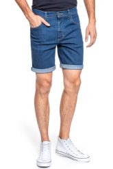 SPODENKI MUSTANG Washington Shorts 1009588 5000 410. Szorty męskie Mustang, z jeansu, bez kołnierzyka. Za 169.99 zł.