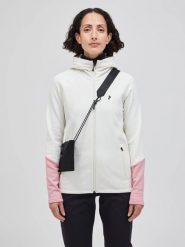 Bluza Peak Performance damska Rider Zip Hood. Białe bluzy z kapturem damskie Peak Performance, m, z elastanu. Za 599.00 zł.