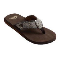 Japonki plażowe męskie Quiksilver Monkey Abyss. Brązowe klapki i japonki męskie Quiksilver. Za 56.99 zł.