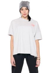Koszulka na co dzień na siłownię. Szare bluzki sportowe damskie LEONE 1947 APPAREL, s, bez wzorów, bez ramiączek. Za 42.06 zł.
