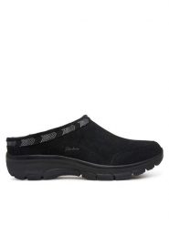Skechers Kapcie Easy Going - Seasonal Grace 169104 Czarny. Czarne kapcie damskie Skechers, ze skóry. Za 299.99 zł.