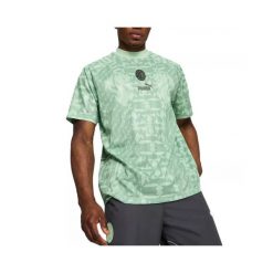 Koszulka Statement Milan AC. Zielone t-shirty sportowe męskie Puma, m, z materiału, bez ramiączek, do piłki nożnej. Za 318.10 zł.