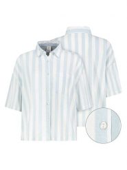 Eight2Nine Koszula w kolorze błękitno-białym rozmiar: XL. Białe koszule damskie Eight2Nine, xl, bez wzorów, bez kołnierzyka, bez ramiączek. Za 86.99 zł.