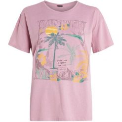 Koszulka damska Protest PRTESSE t-shirt. Czerwone t-shirty damskie Protest, l, bez wzorów, z bawełny, bez kołnierzyka. Za 139.99 zł.