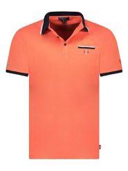 Canadian Peak Koszulka polo "Kareak" w kolorze koralowym rozmiar: M. Czerwone koszulki polo męskie Canadian Peak, m, bez wzorów, z bawełny, bez ramiączek. Za 78.66 zł.
