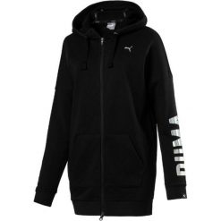 Puma bluza FUSION Elongated FZ Hoody W Black M. Czarne bluzy sportowe damskie Puma, m, bez wzorów, bez ramiączek, bez kaptura. W wyprzedaży za 166.00 zł.