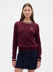 GAP Sweter w kolorze czerwonym rozmiar: M. Czerwone swetry klasyczne damskie GAP, m, bez kołnierzyka. Za 215.71 zł.