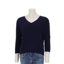 Second life - Lauren Ralph Lauren sweter damski - Jak nowy. Niebieskie golfy damskie Ralph Lauren, l, bez wzorów, z materiału, bez ramiączek. Za 127.76 zł.