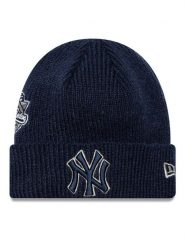 New Era Czapka World Series Patch New York Yankees Cuff Knit Beanie 60580731 Granatowy. Niebieskie czapki zimowe damskie New Era, z materiału. Za 179.99 zł.