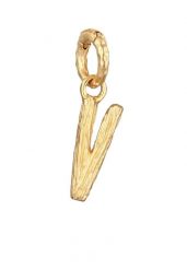 Elli Damska zawieszka Litera V Organic Look ze srebra próby 925 Sterling Silver pozłacanego Kolczyki koła 1 ct Damski. Szare kolczyki damskie Elli, pozłacane. Za 173.99 zł.