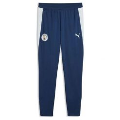Spodnie dresowe Manchester City. Niebieskie spodnie sportowe męskie Puma, z dresówki. Za 324.50 zł.