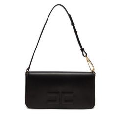 Torebka Elisabetta Franchi. Czarne torebki klasyczne damskie Elisabetta Franchi, bez wzorów, bez dodatków. Za 1,909.00 zł.