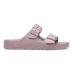 Birkenstock Arizona EVA Faded Purple Klapki damskie. Fioletowe klapki damskie Birkenstock, bez wzorów, bez obcasa. Za 219.99 zł.