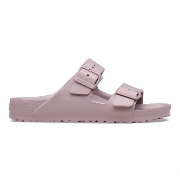 Birkenstock Arizona EVA Faded Purple Klapki damskie. Fioletowe klapki damskie Birkenstock, bez wzorów, bez obcasa. Za 189.99 zł.